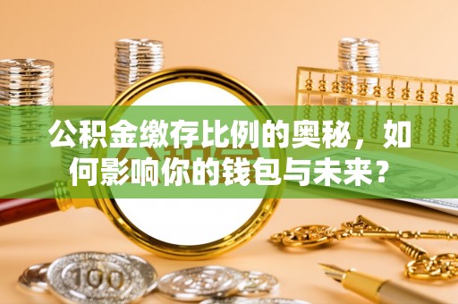 连南公积金缴存比例的奥秘，如何影响你的钱包与未来？