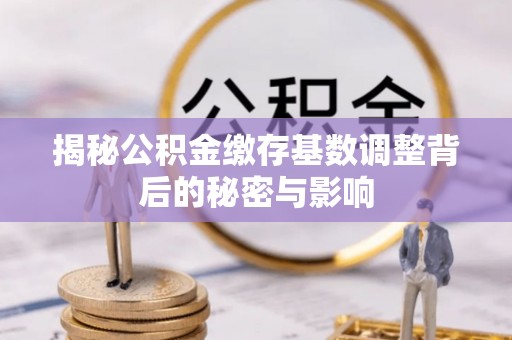 连南揭秘公积金缴存基数调整背后的秘密与影响
