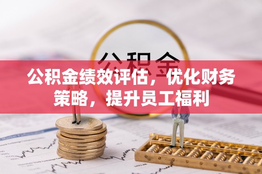 连南公积金绩效评估，优化财务策略，提升员工福利