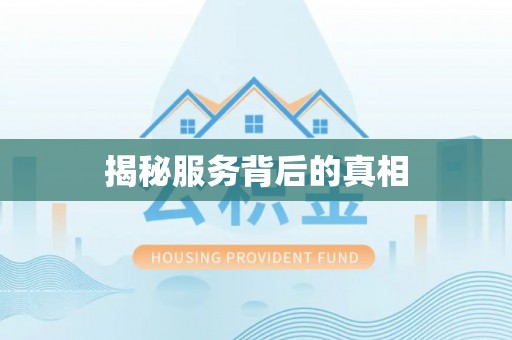 连南揭秘服务背后的真相
