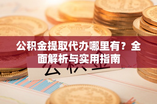 连南公积金提取代办哪里有？全面解析与实用指南