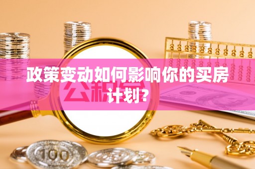 连南政策变动如何影响你的买房计划？