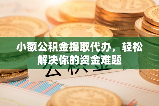 连南小额公积金提取代办，轻松解决你的资金难题