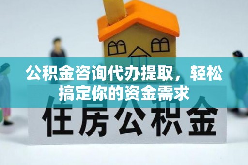 连南公积金咨询代办提取，轻松搞定你的资金需求
