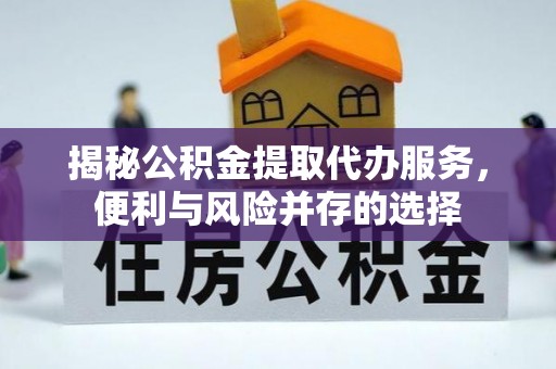 连南揭秘公积金提取代办服务，便利与风险并存的选择