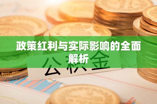 连南政策红利与实际影响的全面解析