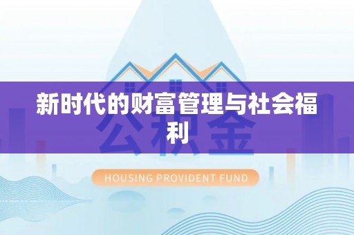 连南新时代的财富管理与社会福利