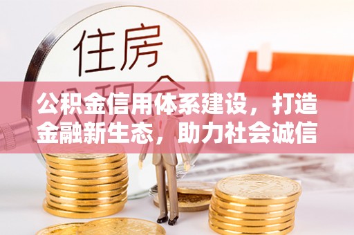 连南公积金信用体系建设，打造金融新生态，助力社会诚信发展