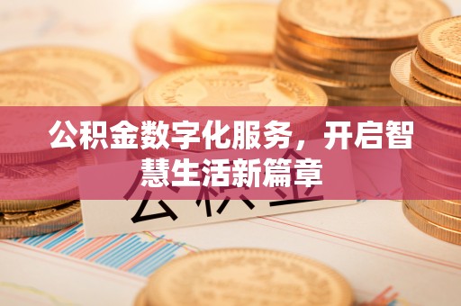 连南公积金数字化服务，开启智慧生活新篇章