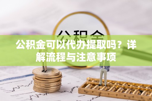 连南公积金可以代办提取吗？详解流程与注意事项