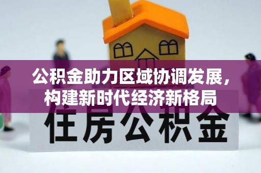 连南公积金助力区域协调发展，构建新时代经济新格局