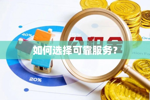 连南如何选择可靠服务？