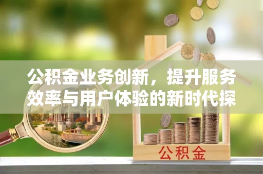 连南公积金业务创新，提升服务效率与用户体验的新时代探索
