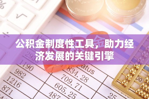 连南公积金制度性工具，助力经济发展的关键引擎