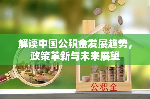 连南解读中国公积金发展趋势，政策革新与未来展望
