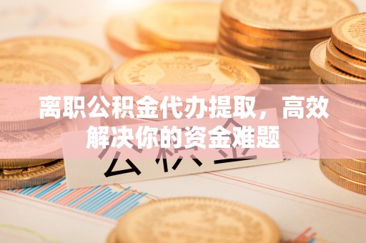 连南离职公积金代办提取，高效解决你的资金难题