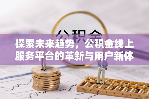 连南探索未来趋势，公积金线上服务平台的革新与用户新体验