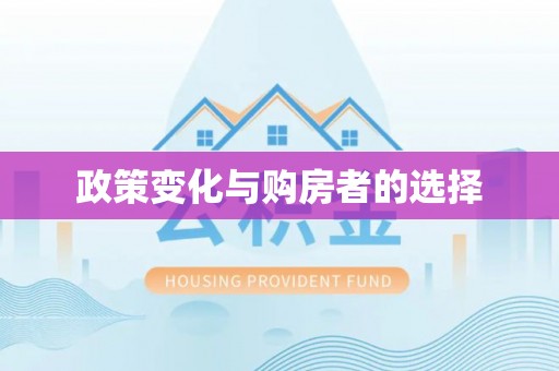 连南政策变化与购房者的选择