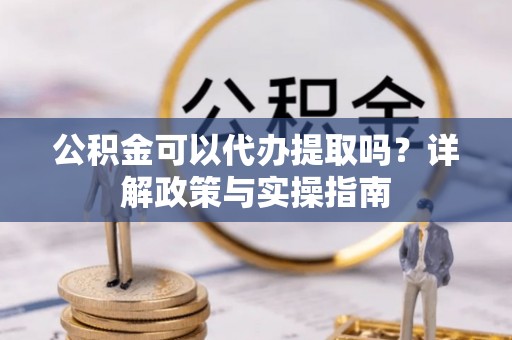 连南公积金可以代办提取吗？详解政策与实操指南