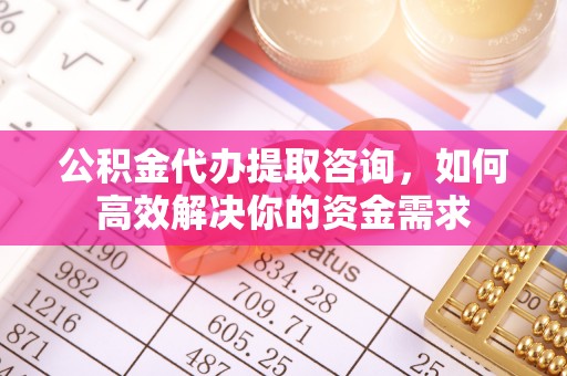 连南公积金代办提取咨询，如何高效解决你的资金需求