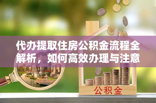 连南代办提取住房公积金流程全解析，如何高效办理与注意事项
