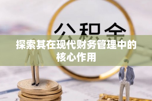 连南探索其在现代财务管理中的核心作用