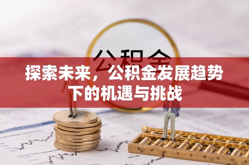 连南探索未来，公积金发展趋势下的机遇与挑战