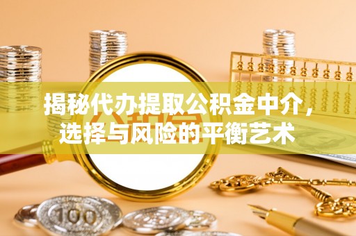 连南揭秘代办提取公积金中介，选择与风险的平衡艺术