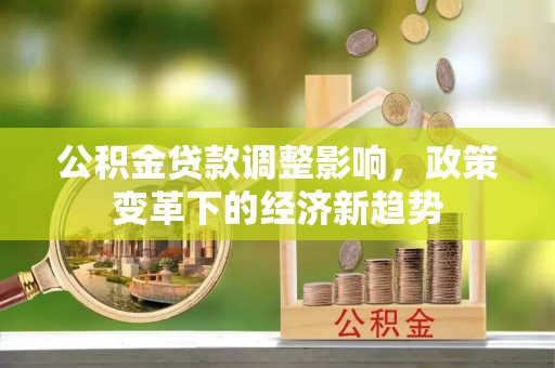 连南公积金贷款调整影响，政策变革下的经济新趋势