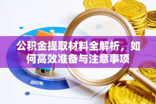连南公积金提取材料全解析，如何高效准备与注意事项