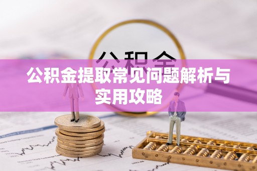 连南公积金提取常见问题解析与实用攻略