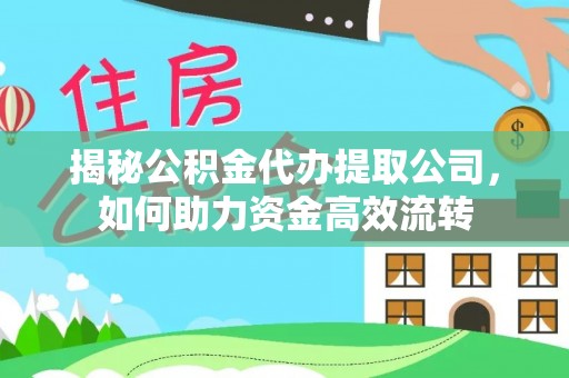 连南揭秘公积金代办提取公司，如何助力资金高效流转