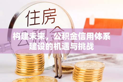 连南构建未来，公积金信用体系建设的机遇与挑战