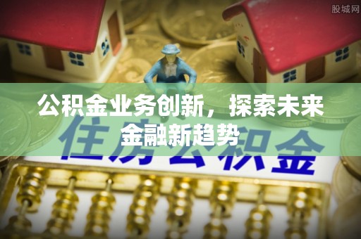 连南公积金业务创新，探索未来金融新趋势