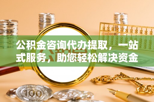 连南公积金咨询代办提取，一站式服务，助您轻松解决资金难题