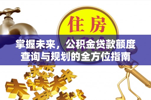 连南掌握未来，公积金贷款额度查询与规划的全方位指南