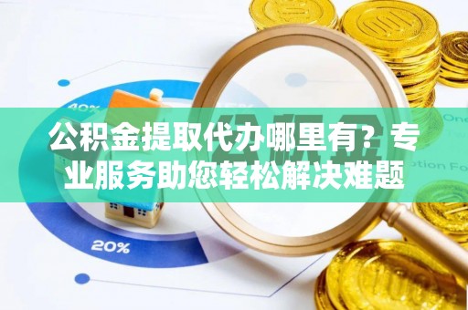 连南公积金提取代办哪里有？专业服务助您轻松解决难题