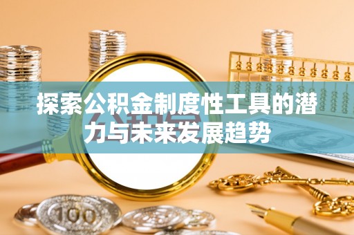 连南探索公积金制度性工具的潜力与未来发展趋势