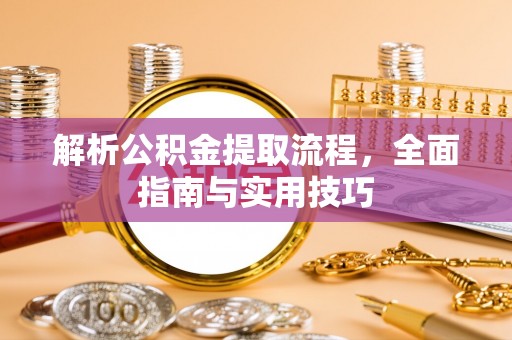 连南解析公积金提取流程，全面指南与实用技巧