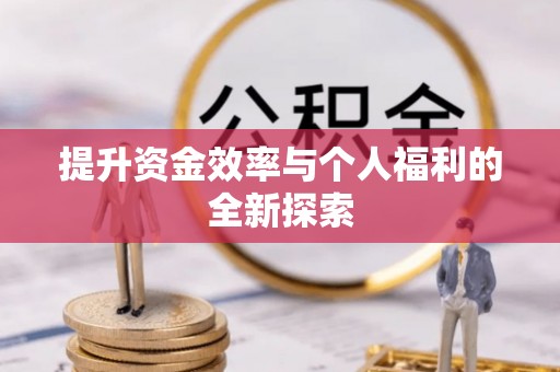 连南提升资金效率与个人福利的全新探索