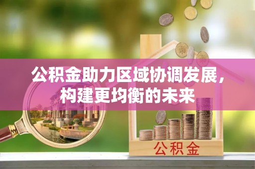 连南公积金助力区域协调发展，构建更均衡的未来