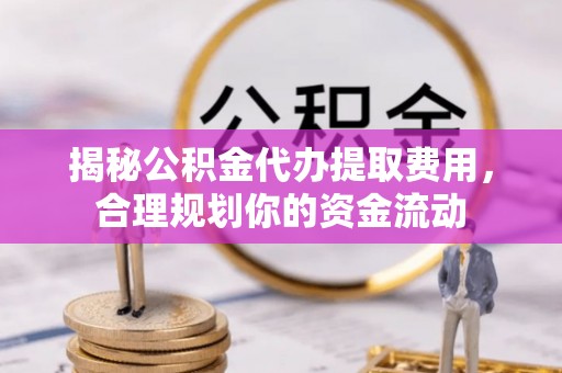 连南揭秘公积金代办提取费用，合理规划你的资金流动