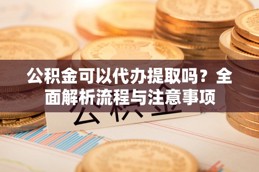 连南公积金可以代办提取吗？全面解析流程与注意事项