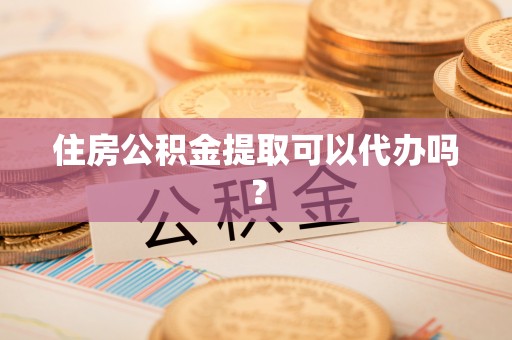 连南住房公积金提取可以代办吗？