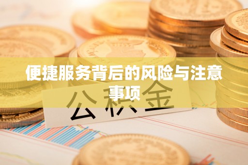 连南便捷服务背后的风险与注意事项