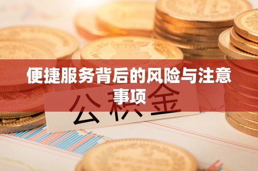 连南便捷服务背后的风险与注意事项